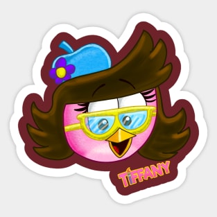 TIFFANY Charcoal Character Sticker